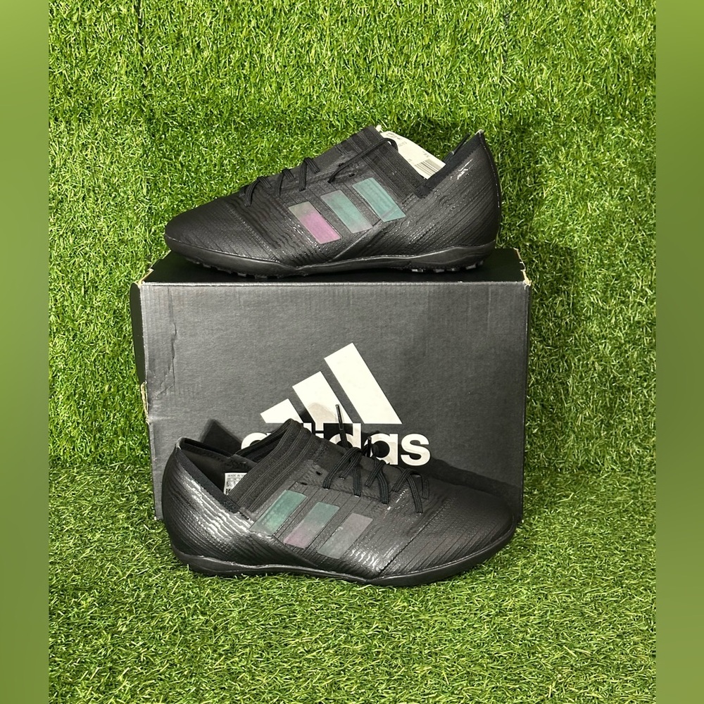 ADIDAS NEMEZIZ TANGO 17.3 TURF SOCCER SHOES, SIZE 11C  KIDS COLOR BLACK